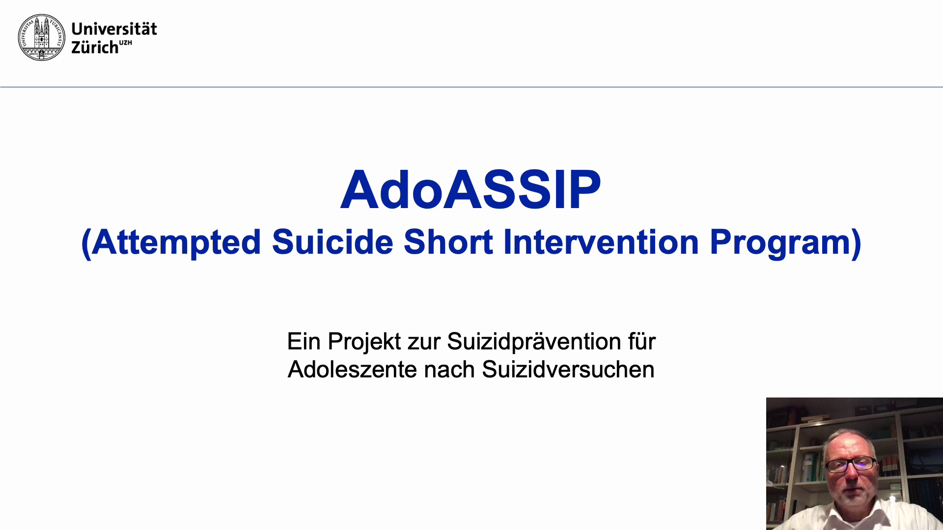 Vortrag Suizidpräventionsprojekte